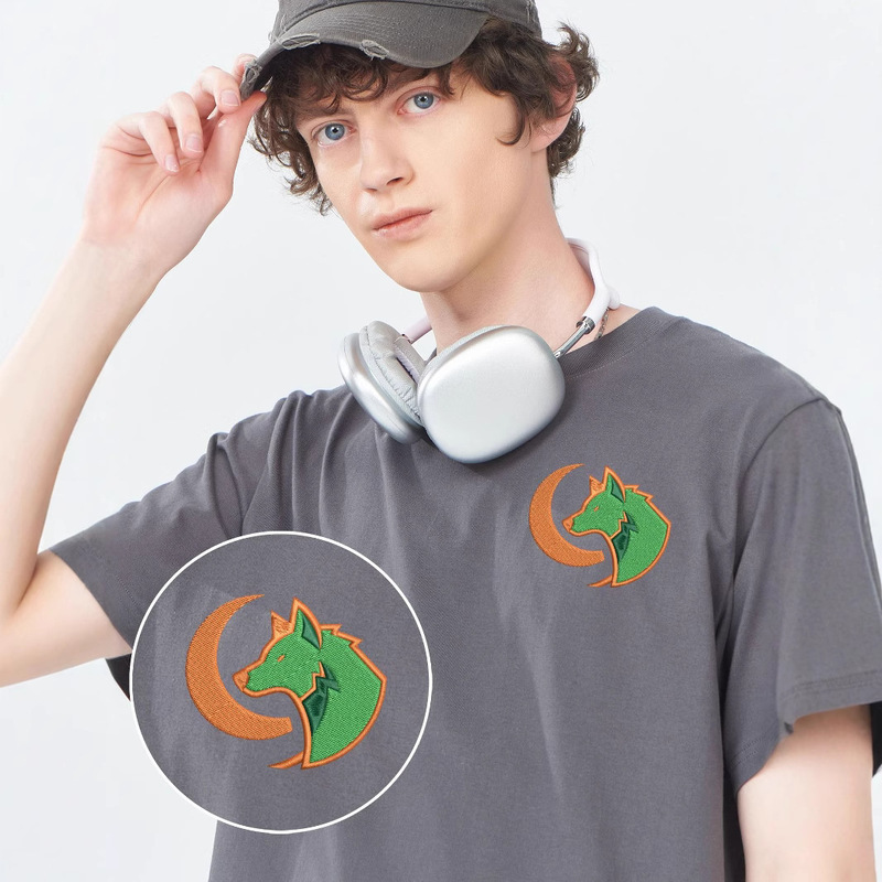 Amazon Prime European and American Size Heavyweight Trendyy T-Shirt 2025 Spring and Summer New Embroidered Men's and Women's Short-Sleeved T-Shirts