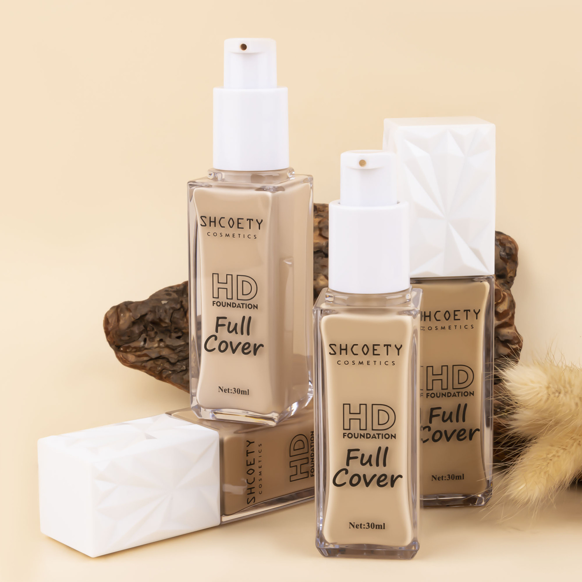 SHCOETY Moisturizing Concealer Oil-Control Foundation is easy to apply and does not fade, providing a long-lasting, clear and transparent nude makeup look. BB Cream is available for cross-border use undefined