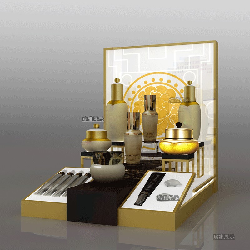 货架展示柜超市烟酒样品产品陈列架子化妆品展示架多层收纳置物架