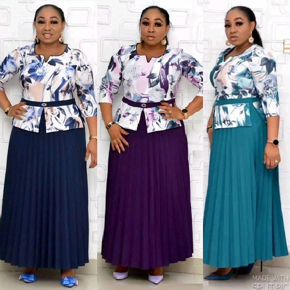 2XL 6XL 2021 African plus size women's n...