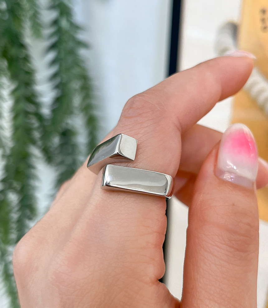 1 Piece Simple Style Solid Color Metal Plating Womenu0027S Rings