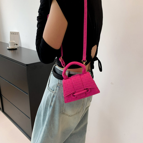 Casual simple shoulder bag niche women's bag crossbody bag autumn new bag women's fashion Korean version small square bag