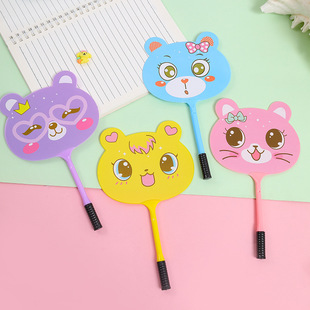 Korean stationery novelty ballpoint pen creative black hat kitten fan pen oil pen primary school gift advertising pen