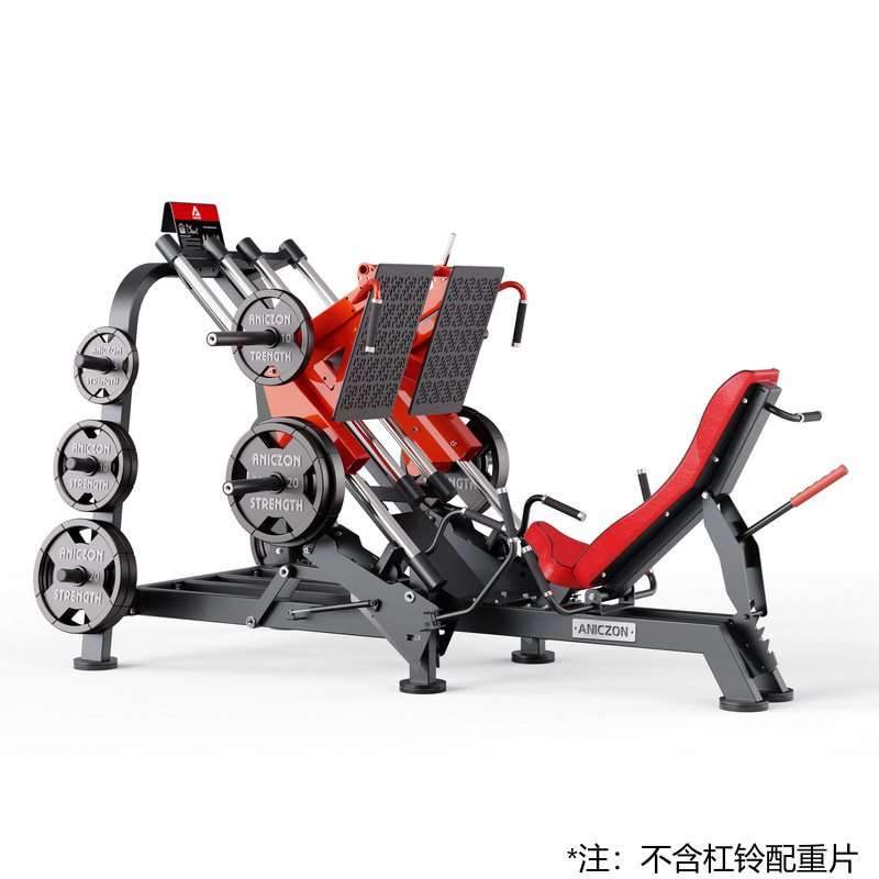 panatta器械帕纳塔健身器材钟摆深蹲训练器铁馆分动式45度倒蹬机|undefined
