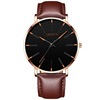 Fashionable men's watch for leisure, belt, Aliexpress, simple and elegant design