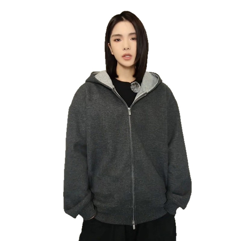 TB04 高质量重磅卫衣外套 白灰 深灰P59 M到3XL|undefined