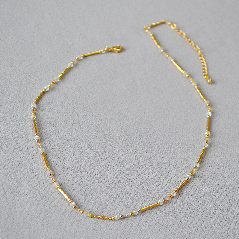 Holiday, Daily Occasion Women's Copper Brass Beaded Solid Color Necklace Brass Jewelry