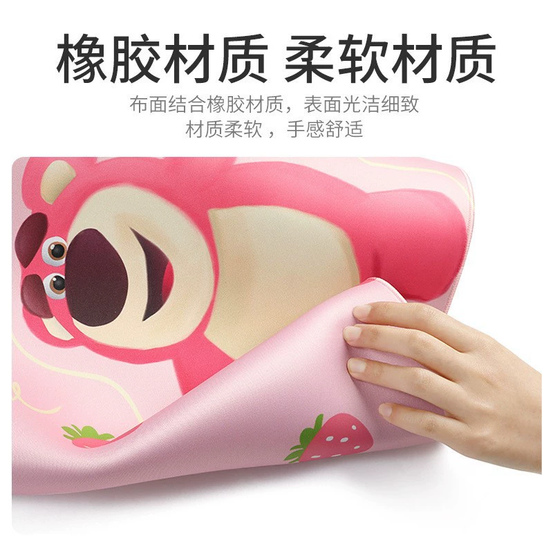 Mouse cushion custom pattern size Super large game Creative advertising map DIY thickened lock edge keyboard cushion