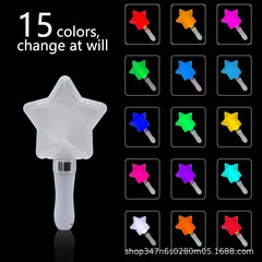 メーカー卸売新しい LED 五芒星蛍光スティック発光スティックスターフラッシュスティックコンサート応援スティック
