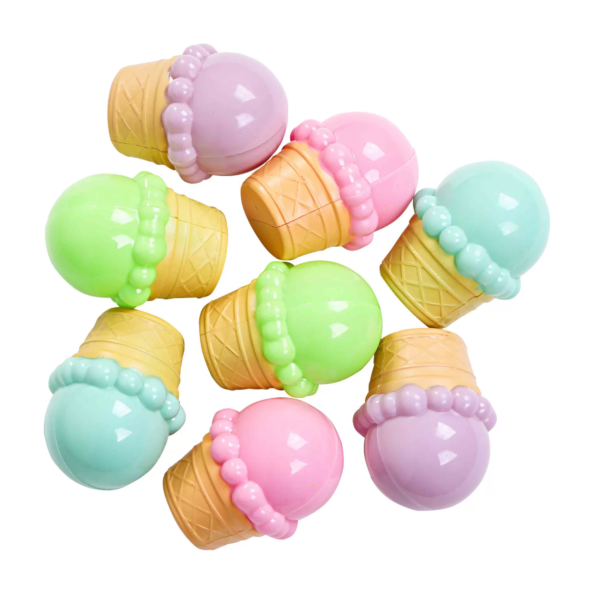 Мороженое яйцо Пасхальное яйцо пластиковая лотерея яичной скорлупы открытое яйцо скрученное яйцо