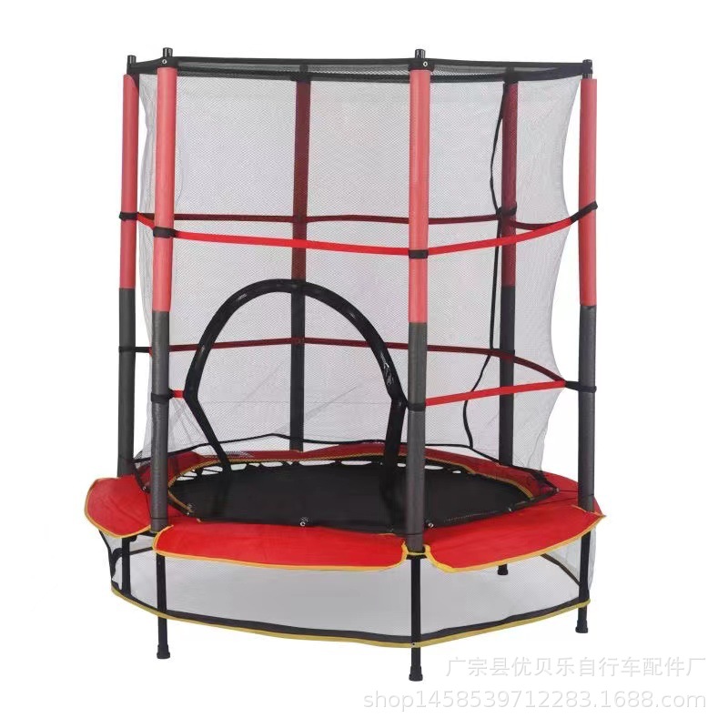 Trampolín de Interior para niños transfronterizos jardín de infantes trampolín grande trampolín de juego para adultos con red de protección