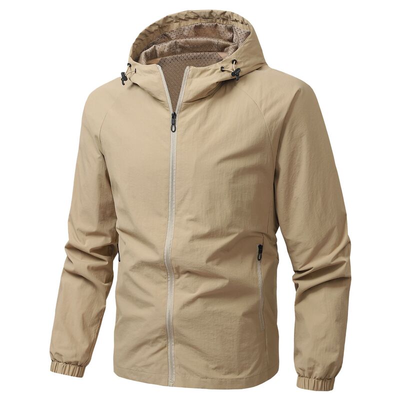 Spring Jacket Men's Coat Thin Hooded Tooling All-match Casual Waterproof Windproof Outdoor Casual Men's Clothing Spring Jacket Men's Coat Thin Hooded Tooling All-match Casual Waterproof Windproof Outdoor Casual Men's Clothing