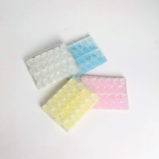 进口巨粘强力果冻胶蓝粉胶盒装超薄防水穿戴美甲专用工具双面胶水