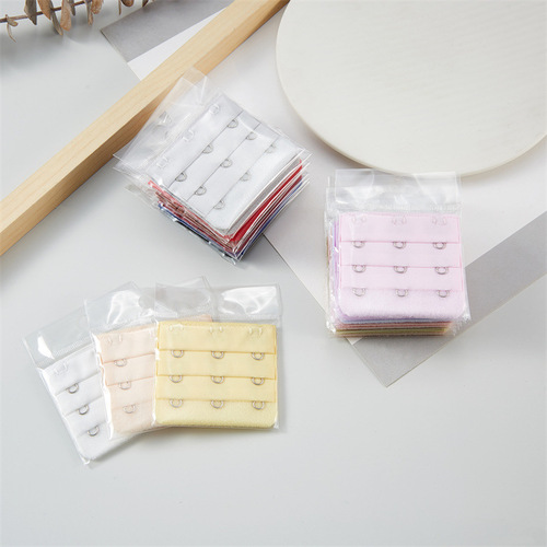 (Individual Packaging) Triple-Row Triple-Closure / Bra Extender Clasp / Bra Hook / Underwear Extender Hook / Adjustable Hook