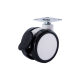 Weixin direct sales 3-inch screw rod double-piece wheel polyurethane mute Medical double-row wheel beauty instrument caster wholesale