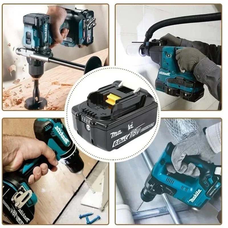 マキタ工具ドリル大容量用bl1815 bl1840 LXT400 6.0ah|undefined
