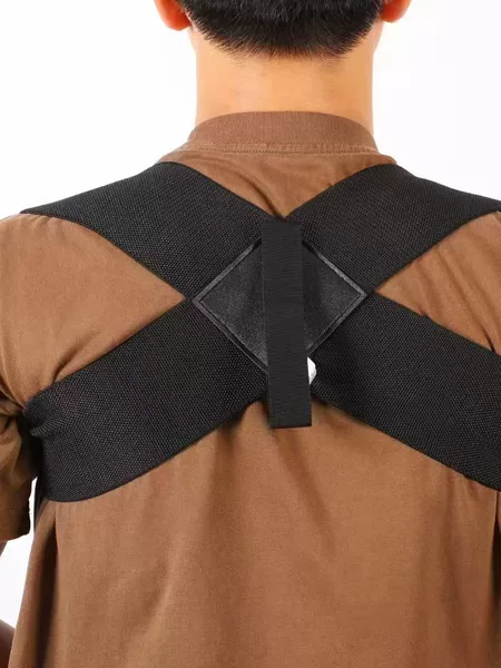 Shoulder Straps for Correcting Posture during Bench Press, Breathable Back Support for Straightening Back and Chest, Posture Correction Training Belt, Shoulder Brace