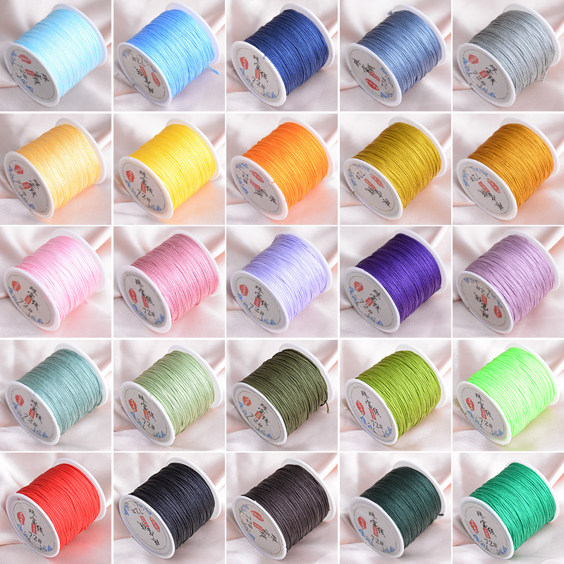 Encryption No. 72 Jade Line 0.8mm Liz Taiwan Line Red Rope Jewelry Line diy Braided Rope Handmade Line Encryption No. 72 Jade Line 0.8mm Liz Taiwan Line Red Rope Jewelry Line diy Braided Rope Handmade Line