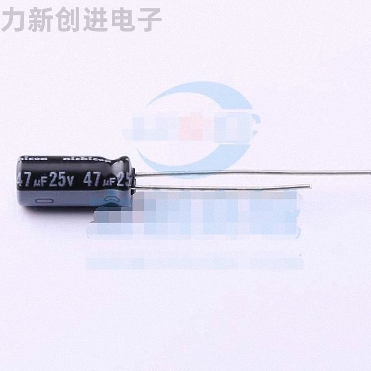 UVR1E470MDD描述47uF 25V电解电容器