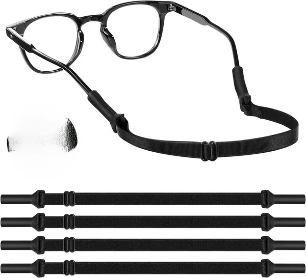 Sports Glasses Anti-Slip Rope, Adjustable Glasses Rope, Glasses Fixing Strap, Glasses Feet Anti-Falling Glasses Anti-Slip Rope
