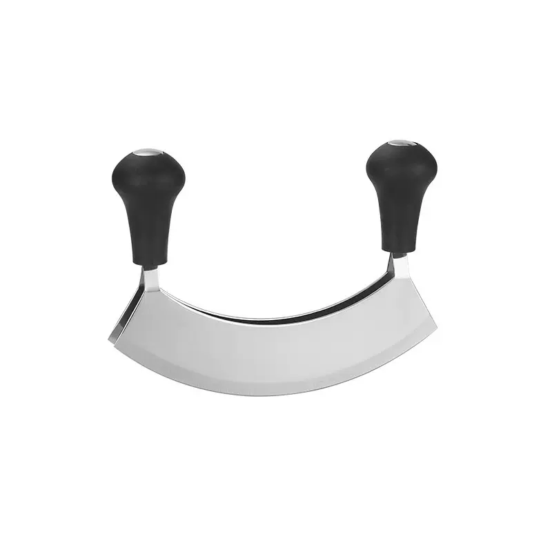 不锈钢双面芝士刀香草切割刀面条刀家用厨房披萨刀烘焙用品奶酪刀