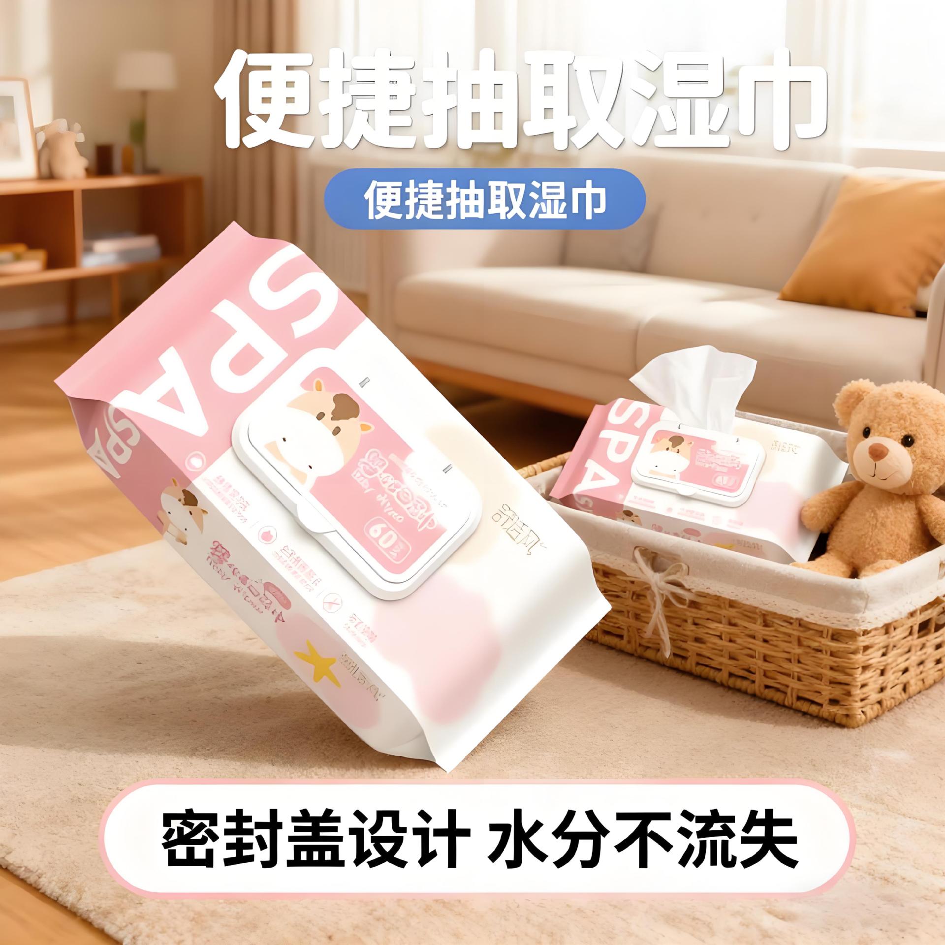 Baby Hand and Mouth Special Wet Wipes Wholesale, Gentle and Non-Irritating, Baby Cleaning Disposable Wipes Special Product