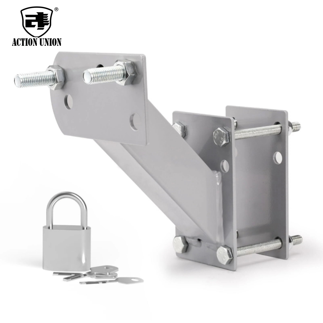 Factory supplies special trailer spare tire lock rack, trailer accessories, anti-corrosion, anti-rust, thickened and extended spare tire rack with lock head