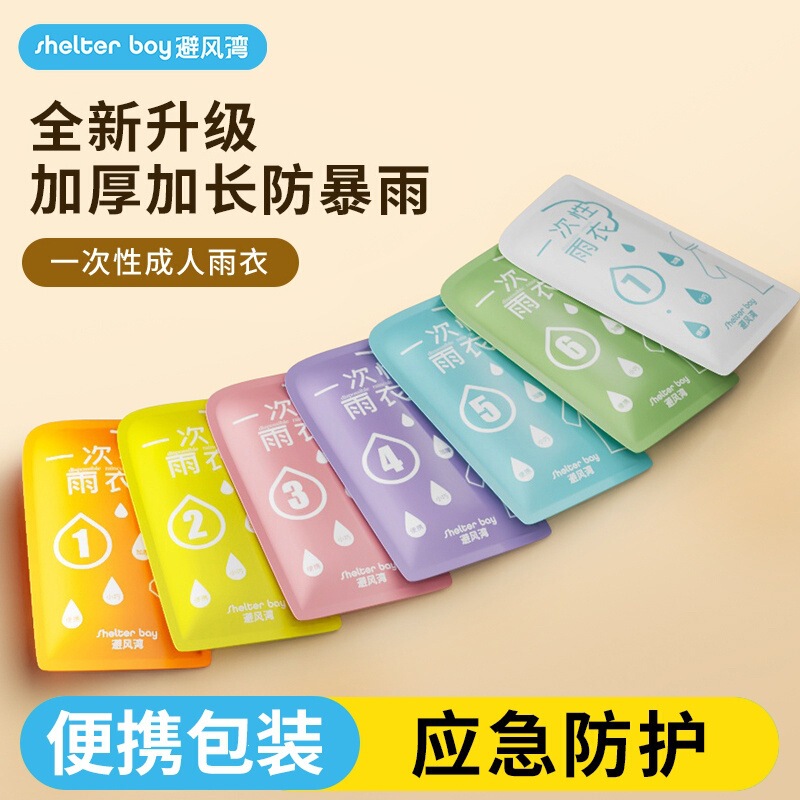 Full-Body Raincoat Portable Disposable Rain Poncho Portable Women's Rainwear Card-Style Adult Thickened and Extended Version Men's Heavy Rain Protection Full-Body Raincoat Portable Disposable Rain Poncho Portable Women's Rainwear Card-Style Adult Thickened and Extended Version Men's Heavy Rain Protection