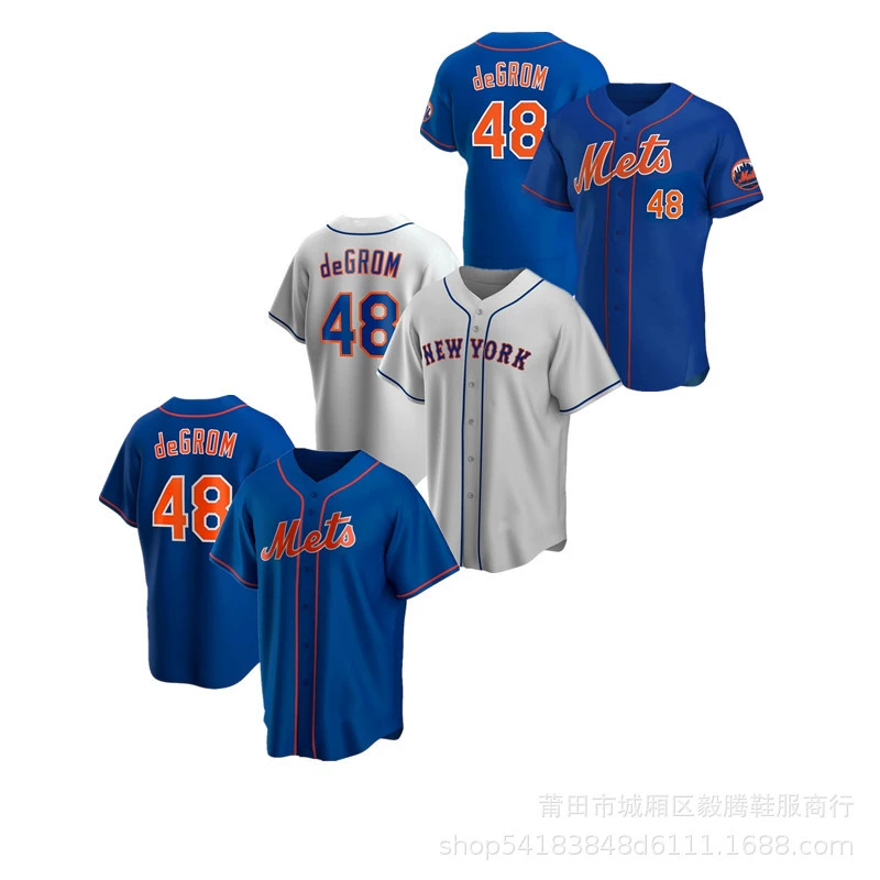 2020 новый бейсбол джерси оптовая Mets #48 Jacob Degrom Джерси