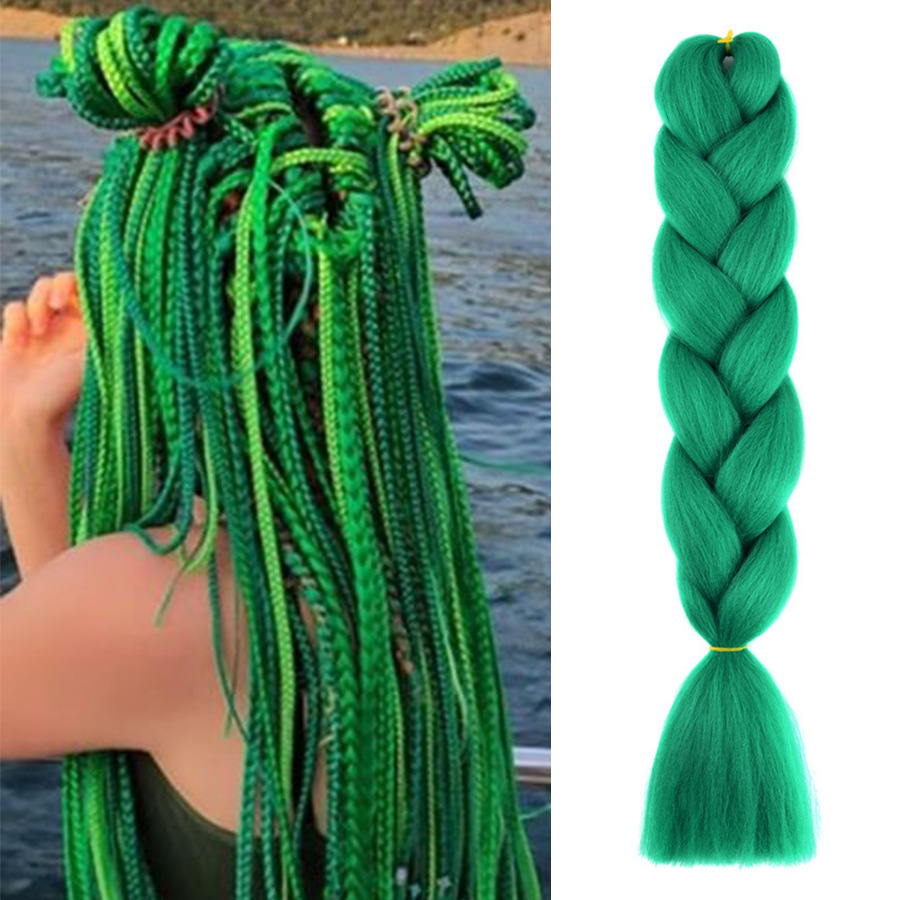 Trenzas Africanas Sintéticas de Fibra de Alta Temperatura para Crochet image 30