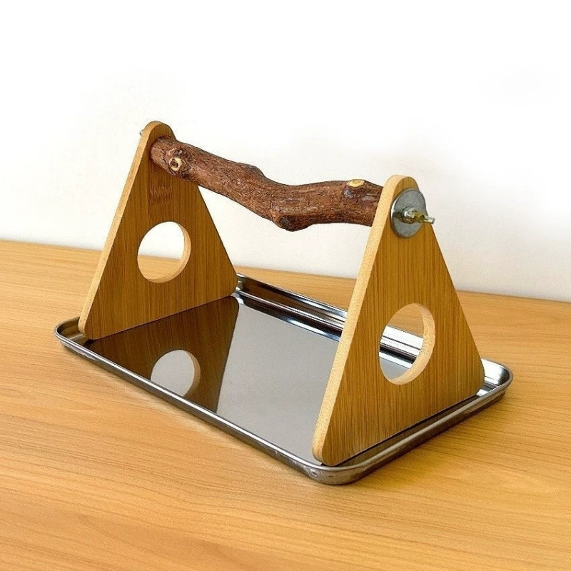 Стойка Попугай Стойка Настольная Птица Стойка Портативная Тигровая Шкура Пион Сюаньфэн Малый и средний Птица Станция Стойка