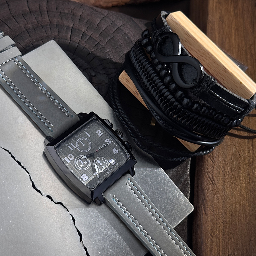 Women's Quartz Bracelet Watch And Men's Wrist Watch Gift Set_voghion.com