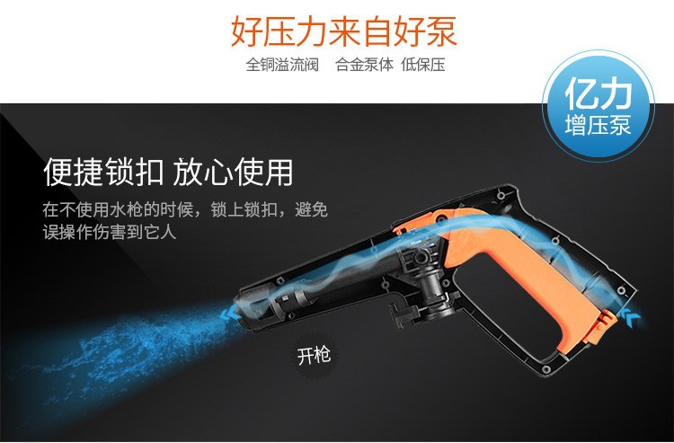 Yili Household Ultra-High-Pressure Car Washing Machine 220V High-Power Automatic Car Washing Equipment