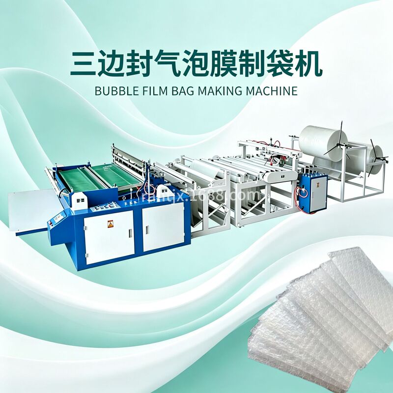 Supplying Ht-1300 Type Bubble Bag Making Machine, Three-Side Sealing Bubble Film Bag Making Machine for Producing Large Pe Bubble Bags