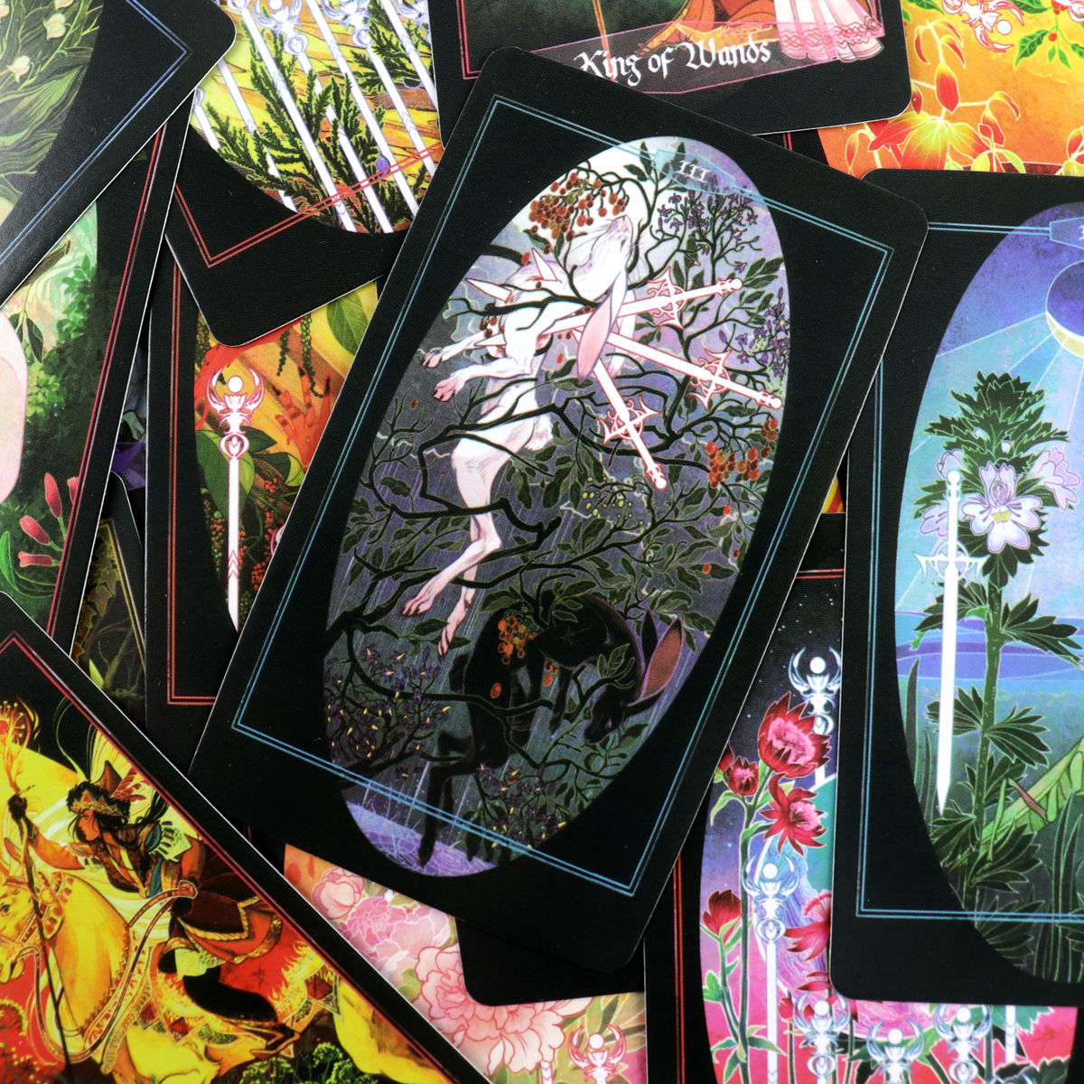 Gioco di carte tarocchi children of ostara per feste e tavoli_voghion.com