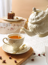 6WUI批发复古法式下午茶壶陶瓷宫廷咖啡杯碟下午茶红茶杯欧式优雅