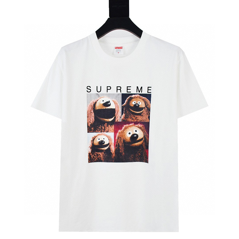 ヘビーウェイトクロスボーダー アメリカンファッション Supreme レタープリント Tシャツ BOX ラウンドネック 半袖 メンズ レディース ゆったり カジュアル Tシャツ 男女兼用