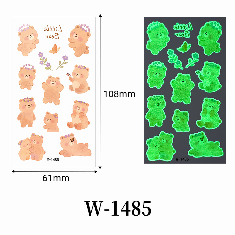 cartoon cute waterproof children's tattoo stickers
