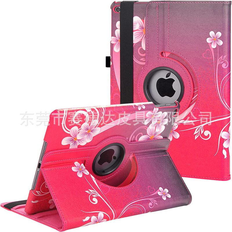 Suitable for new 2018iPad tablet computer iPad computer ipadpro painted love rotating protective cover