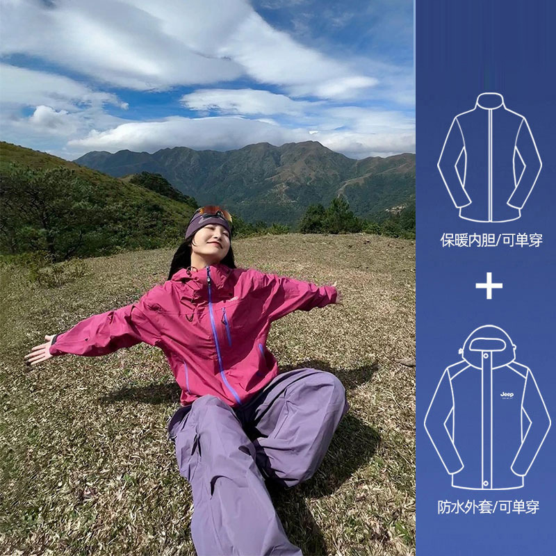 弗洛伊德粉【两件套丨摇粒绒内胆】 / S（80-100）斤