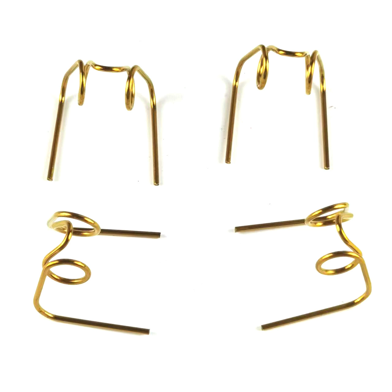 Universal small crab burned titanium gold-plated spring modified brake caliper fixed spring disc brake spring thickened torsion spring