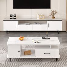 实木电视柜茶几组合家用客厅简约风小户型落地柜客厅地柜电视机柜