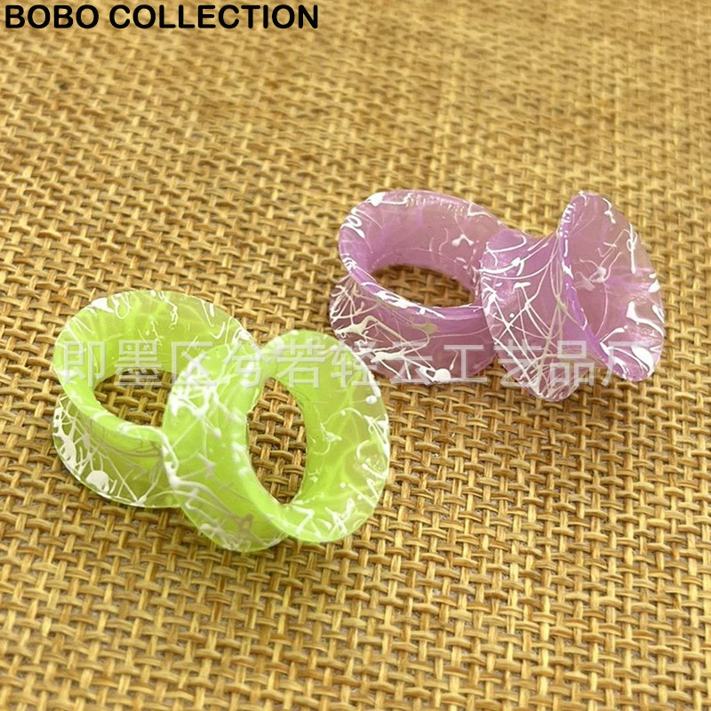 Трансграничный камуфляж многоцветные Украшения Для Пирсинга Ушей мраморный узор расширитель ушей аэрозольная краска точка метания тонкий силиконовый расширитель ушей