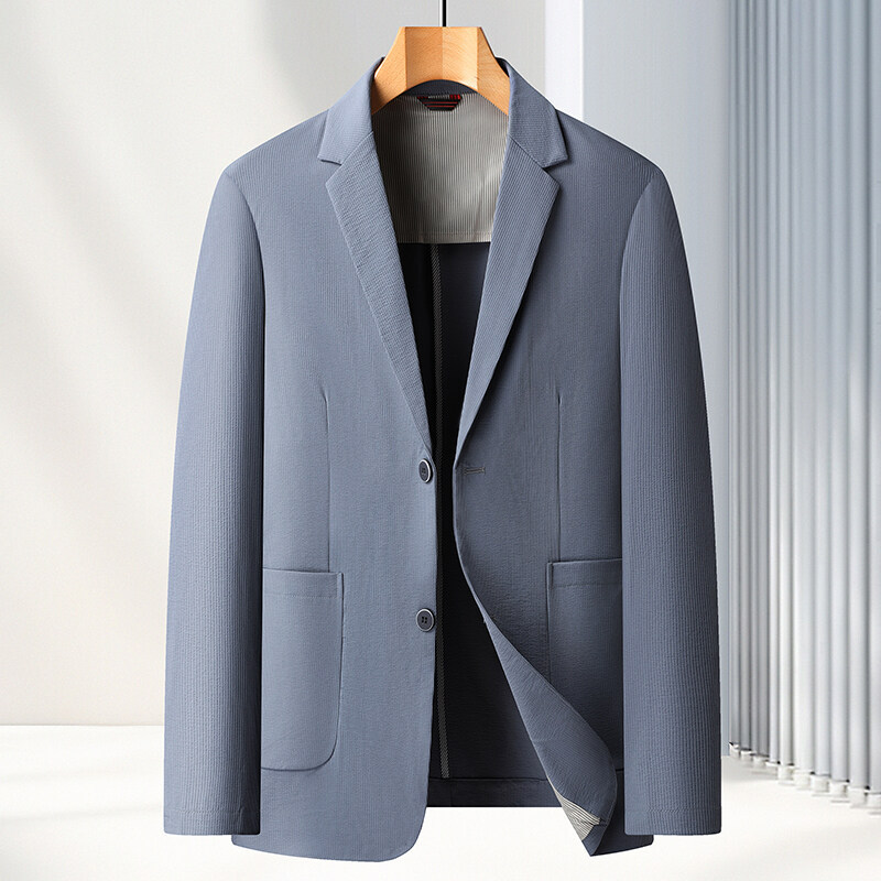 2025 Summer Lightweight Breathable Men's Suit Casual Sunscreen Suit Anti-Wrinkle Men's Business Single Suit Jacket Men's Suit 2025 Summer Lightweight Breathable Men's Suit Casual Sunscreen Suit Anti-Wrinkle Men's Business Single Suit Jacket Men's Suit