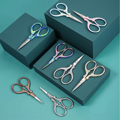 Wholesale retro small scissors, handmade embroidery scissors, cross-stitch scissors, stainless steel thread trimmer, household portable small scissors