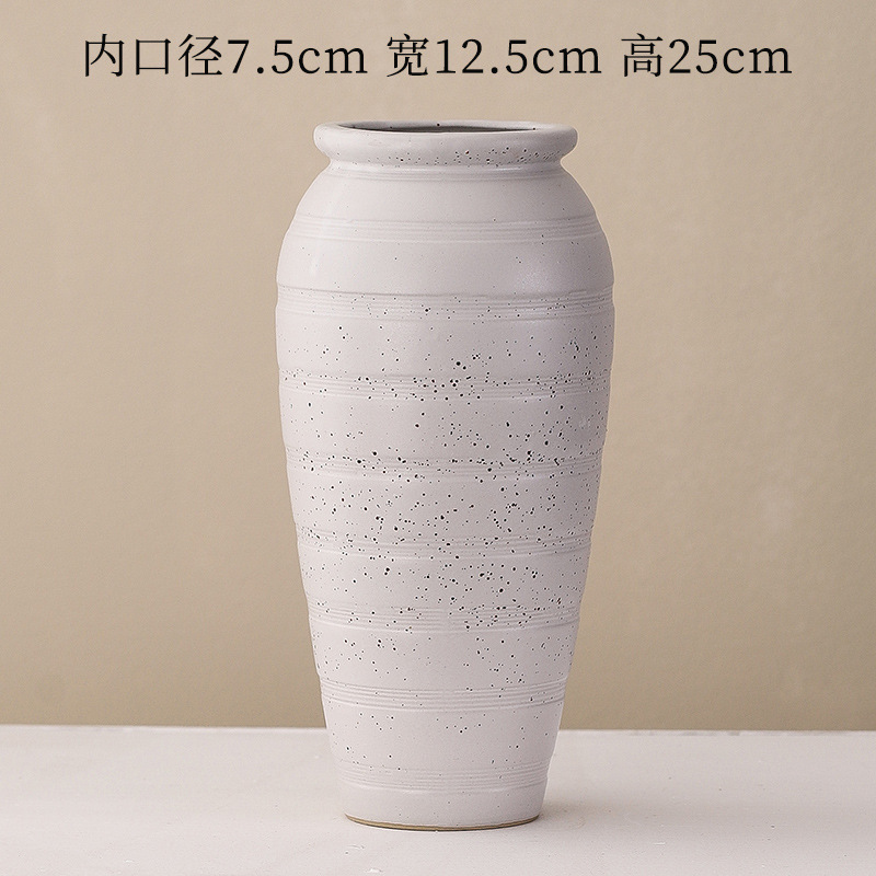 陶磁器の花瓶の水培花は寂しい風があります。