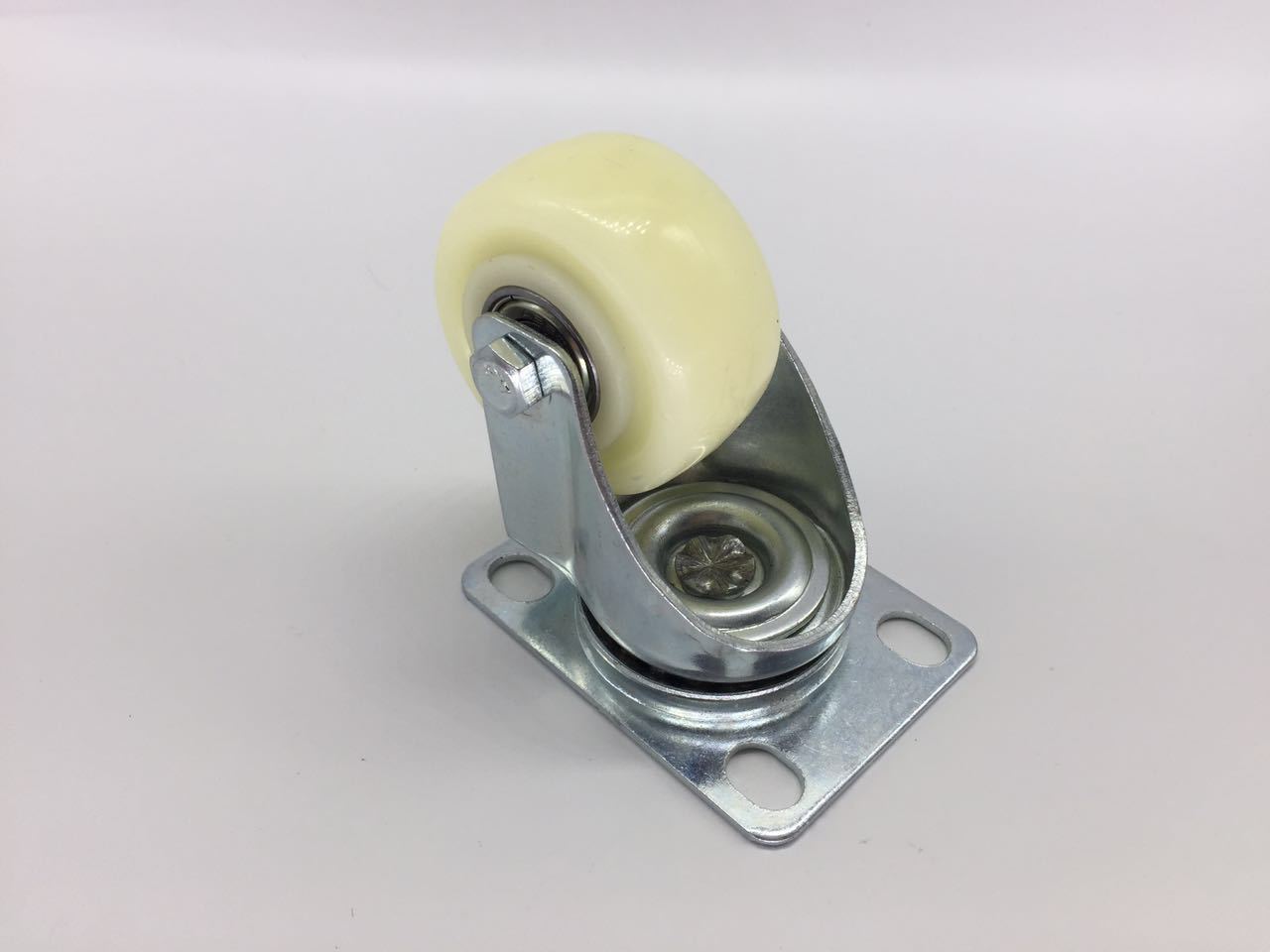 2-inch castor with universal bearing and brake wheel, nylon wheel for furniture, sofa caster, shelf wheel, directional small wheel