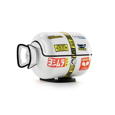 Motorcycle trunk: Gas Tank Abs Material - white-personalized-stickers