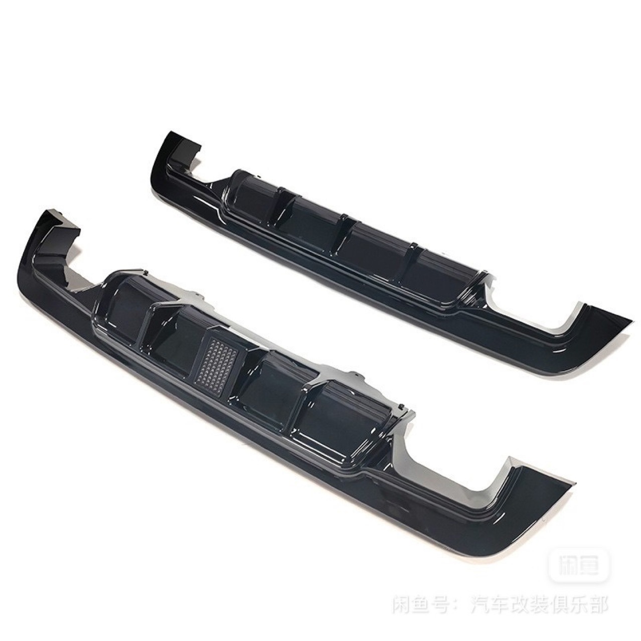 Suitable for 05-09 Bmw 5 Series Tail Lip E60 Modified Mp Model with Lighted Rear Lip Carbon Pattern Rear Spoiler Small Surround