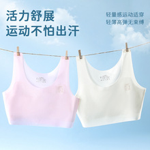 批发代发女童内衣发育期透气少女文胸小学生儿童背心女孩初中无痕